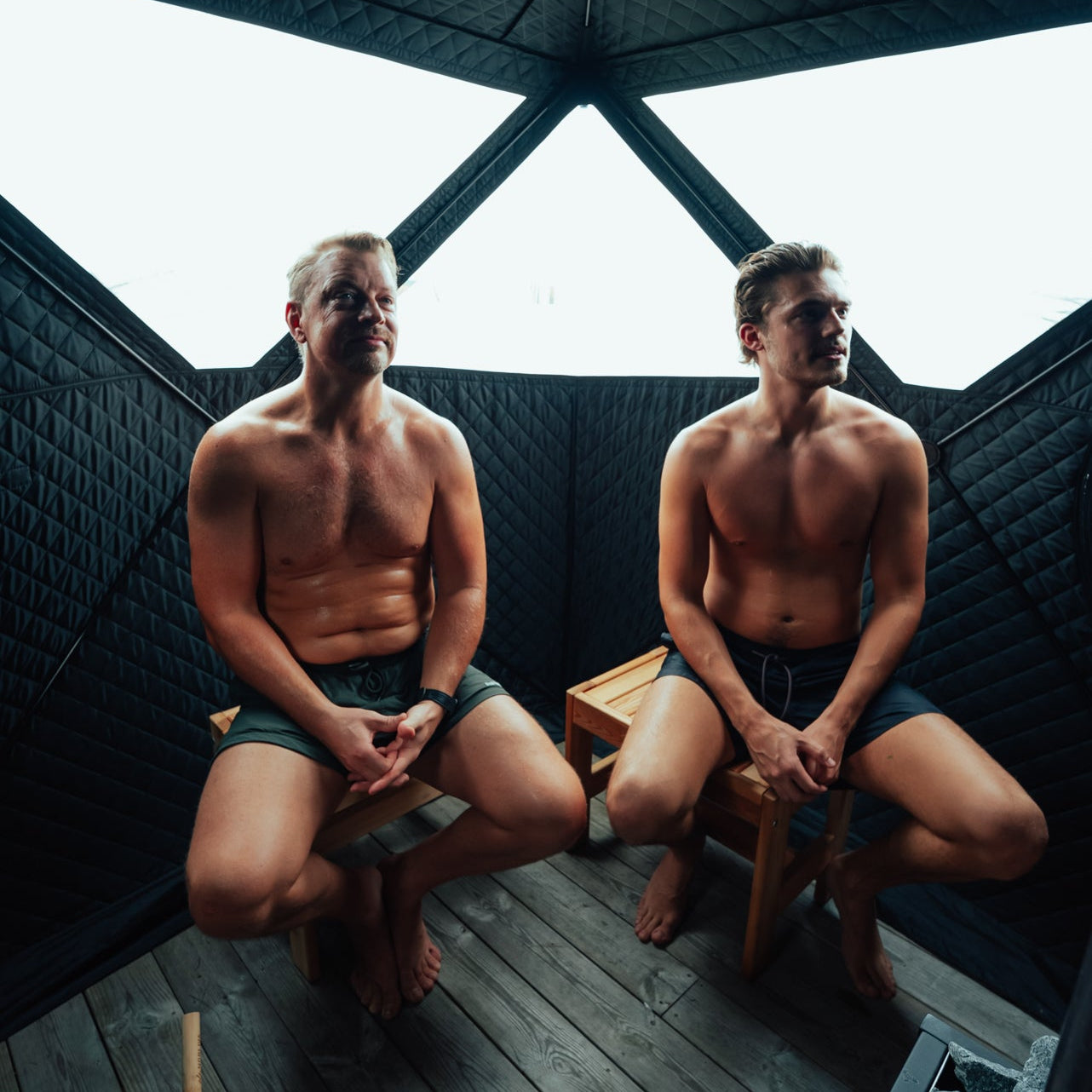 Mobilny namiot saunowy Isen (bez pieca)