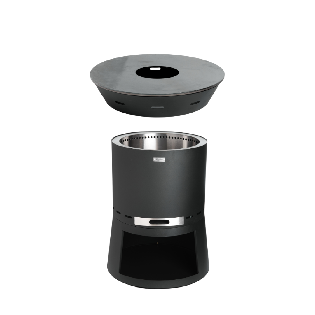 Zestaw: Skara Pluss + grill z płytą paleniskową