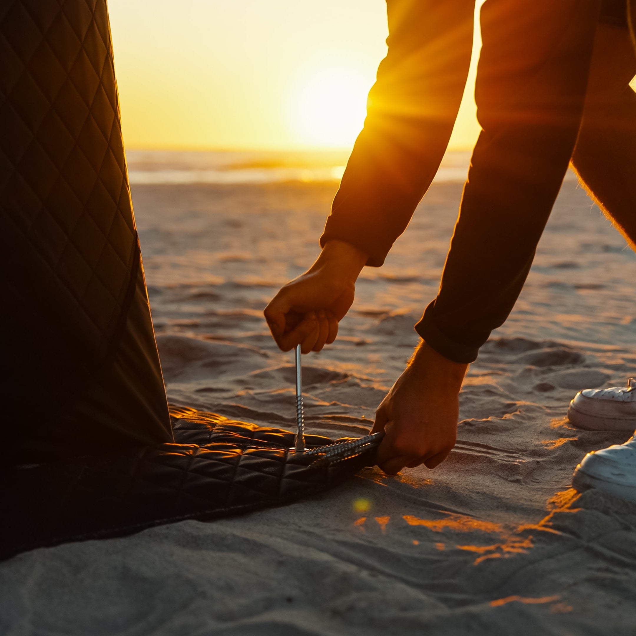 Zestaw: namiot saunowy Fjorden + piec + akcesoria do sauny + pokrowiec przeciwdeszczowy + ławki