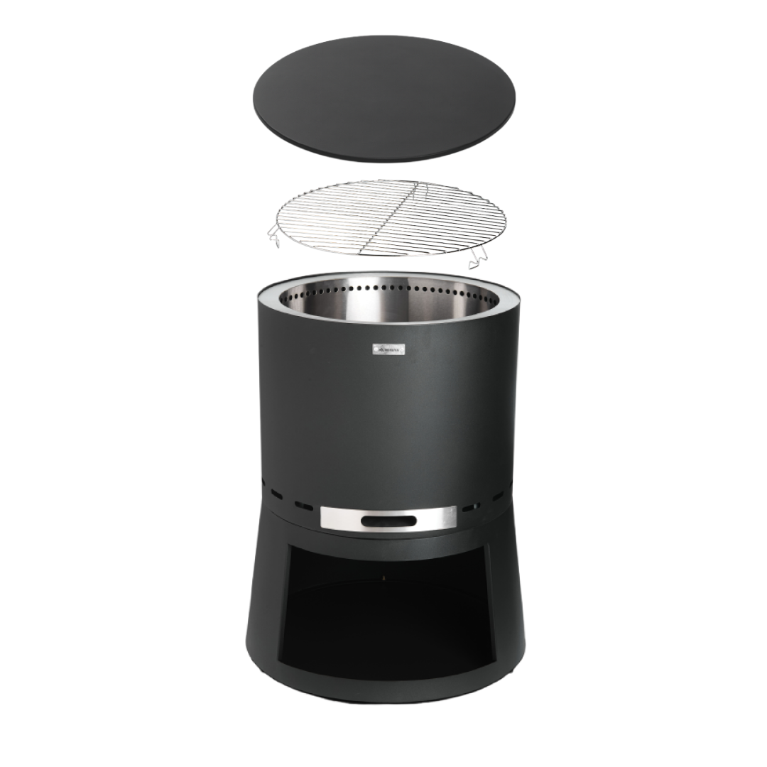 Zestaw: Skara Pluss + pokrywka + ruszt grillowy