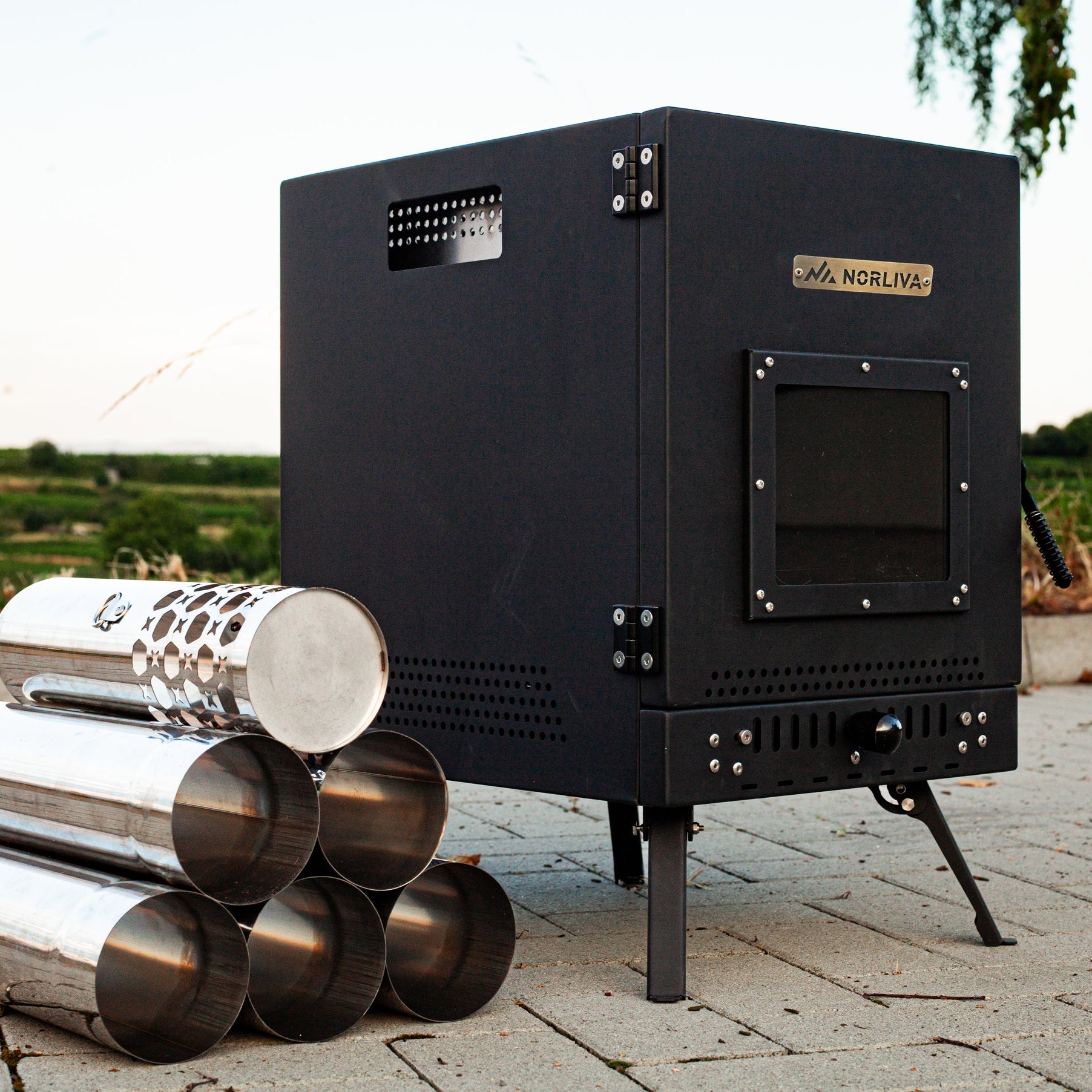 Zestaw: Namiot saunowy Isen + piec + akcesoria do sauny