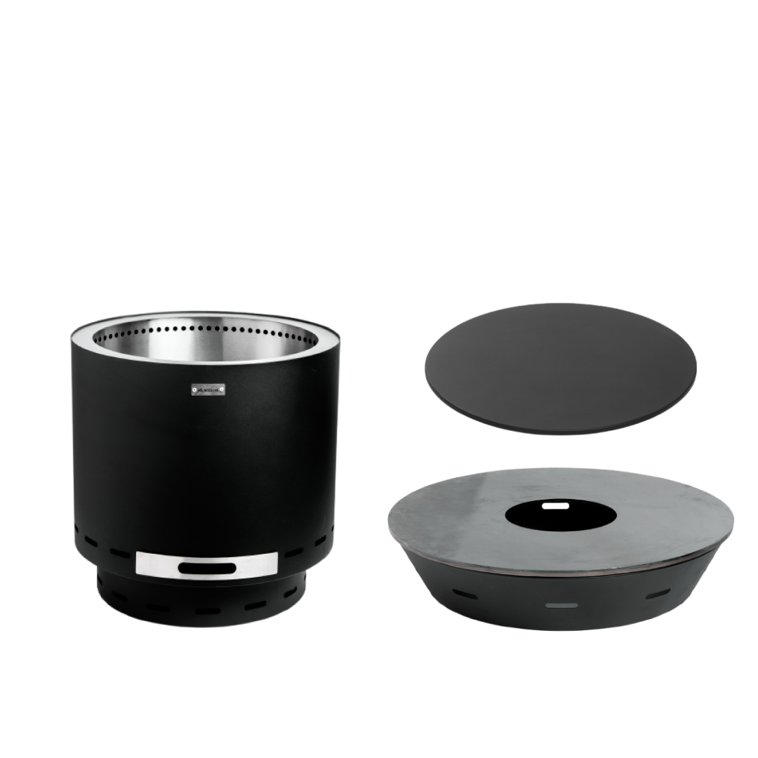 Zestaw: Skara + grill z płytą paleniskową + pokrywka