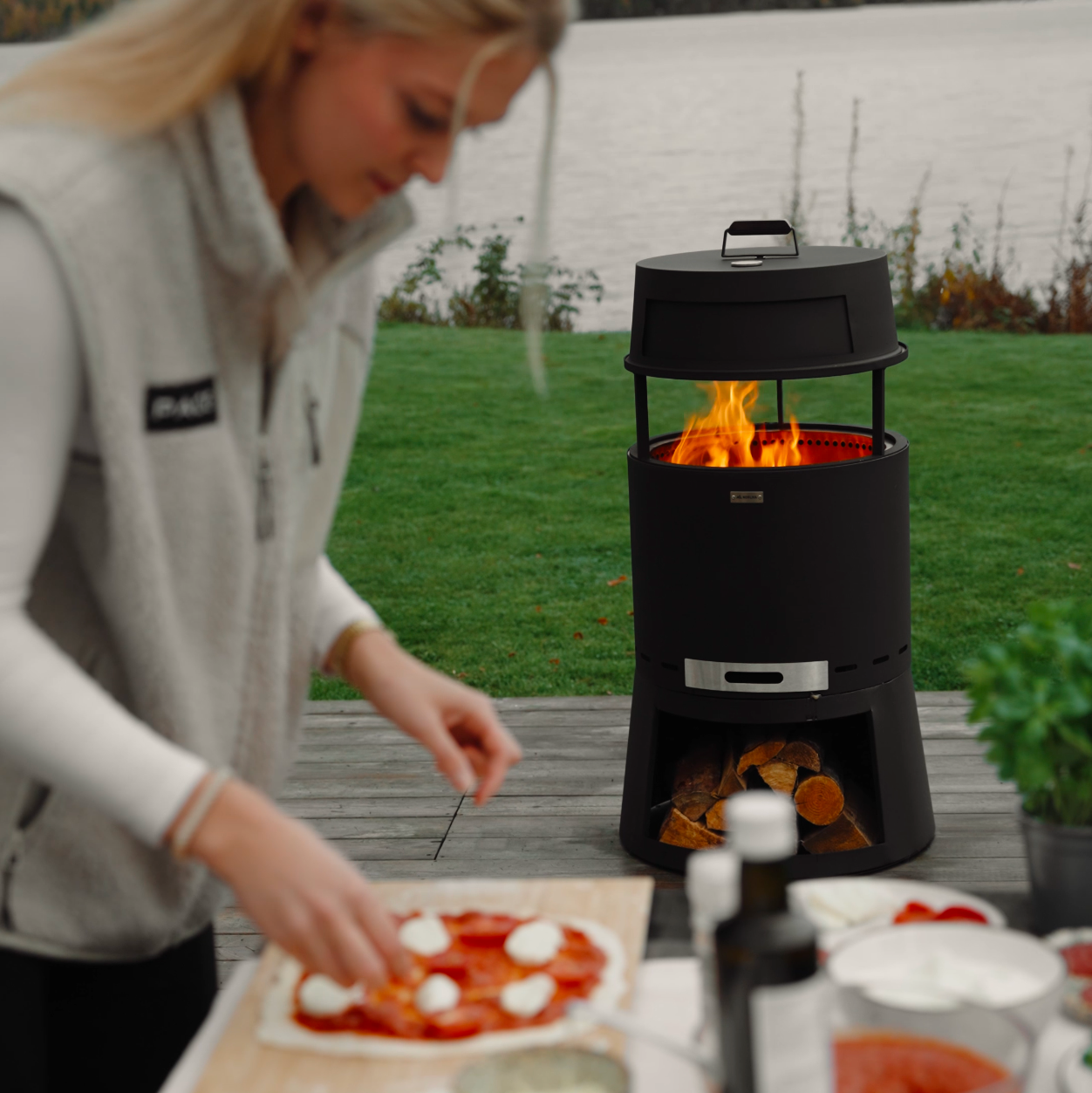 Zestaw: Skara Pluss + nakładka na piec do pizzy