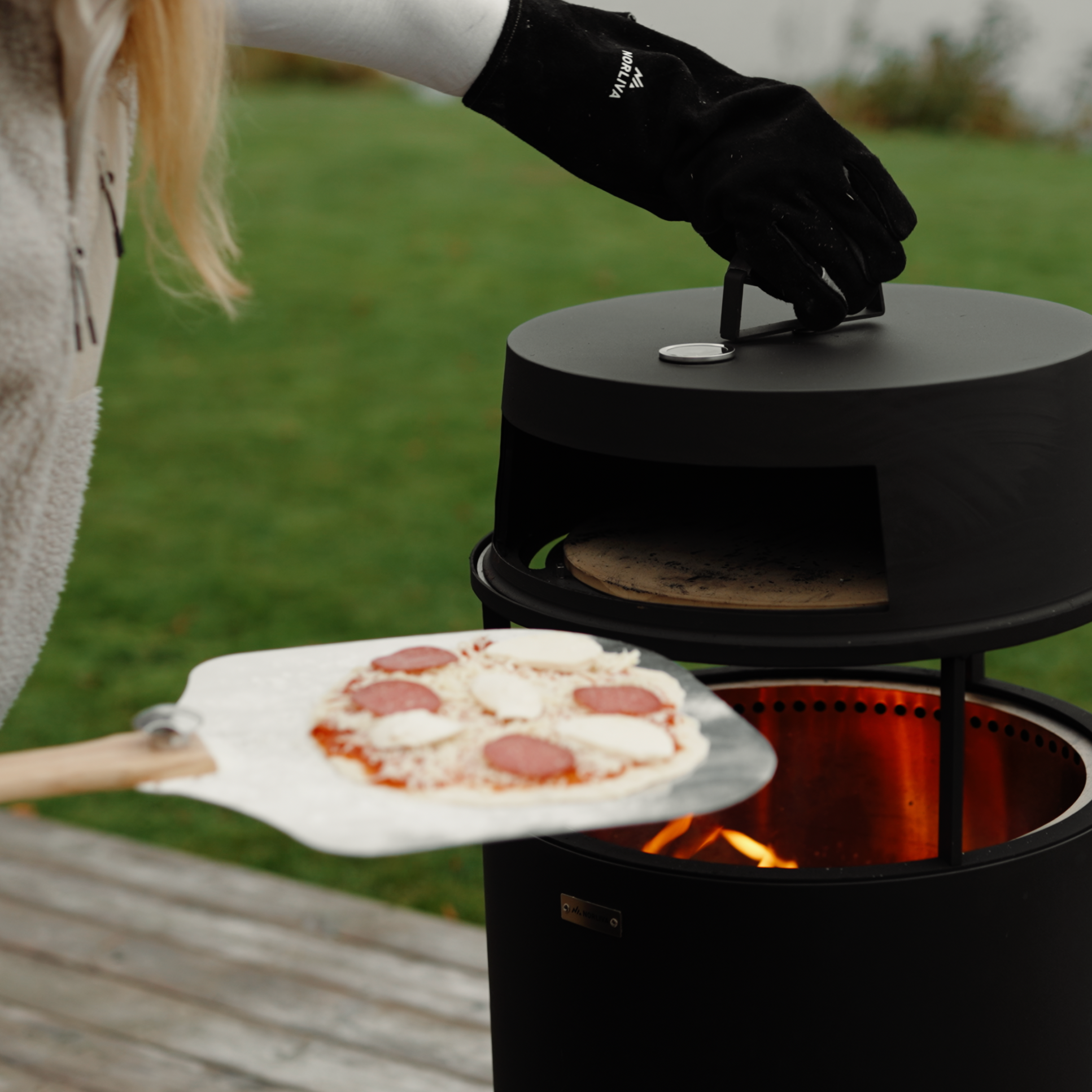 Zestaw: Skara Pluss + nakładka na piec do pizzy