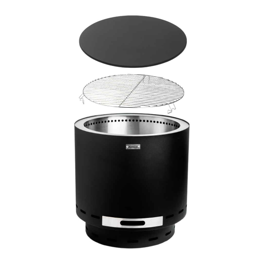 Zestaw: Skara + pokrywa + ruszt grillowy